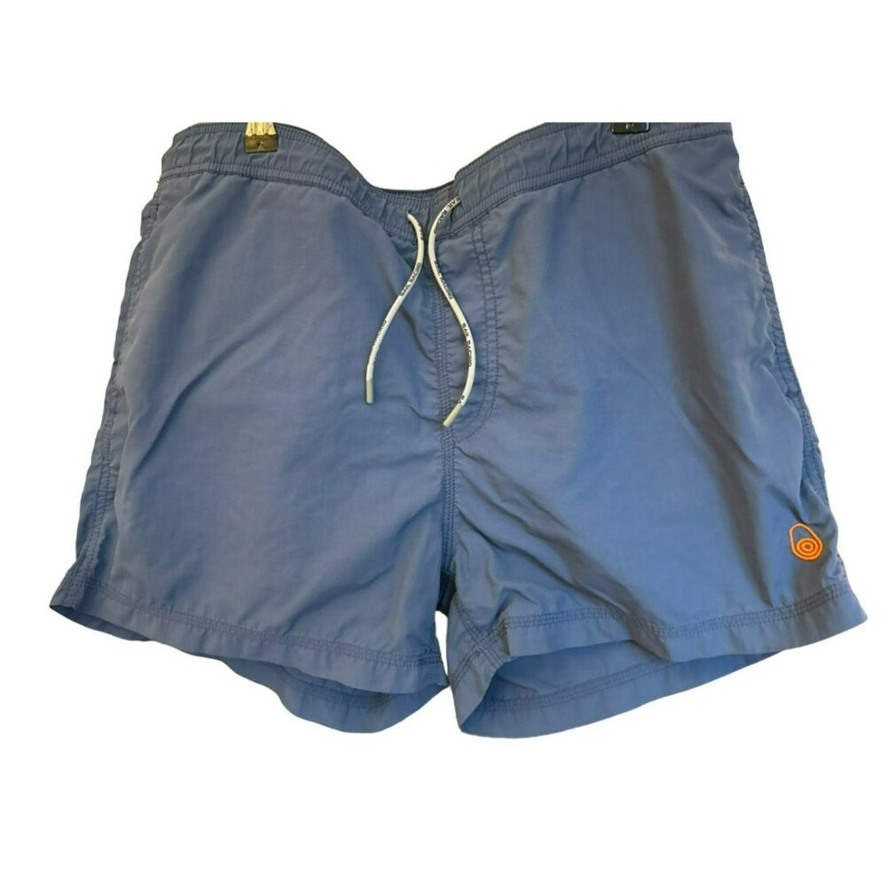 Sail Racing Men's Blue Drawstring Swimwear Shorts Mesh Lined Size Medium